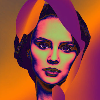 Цифровое искусство под названием "#5" - Oxana Kolyagina, Подлинное произведение искусства, Цифровая живопись