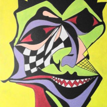 Peinture intitulée "demon.jpg" par Harry Baudelot, Œuvre d'art originale, Autre