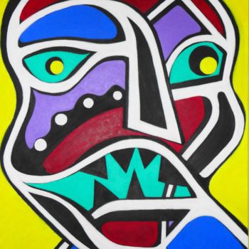 Peinture intitulée "sans-titre-2015-1.j…" par Harry Baudelot, Œuvre d'art originale, Acrylique