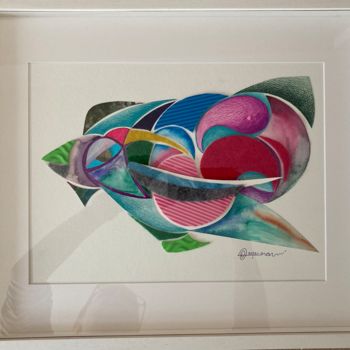 Peinture intitulée "Fish 1" par Oya Başaran Çıkın, Œuvre d'art originale, Aquarelle