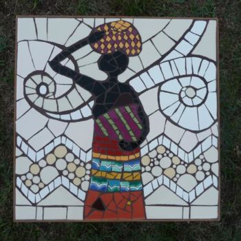 Sculpture titled "l'africaine" by O'Zaïk, Original Artwork