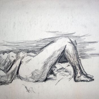 Drawing titled "Figure" by Ozan Adam, Original Artwork