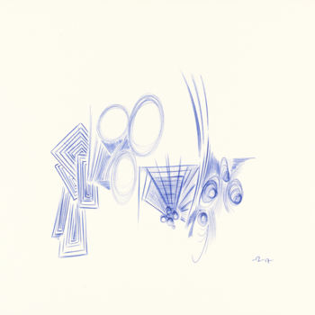 「repro-chr-7450.jpg」というタイトルの描画 Ozzi Uaanによって, オリジナルのアートワーク, ボールペン