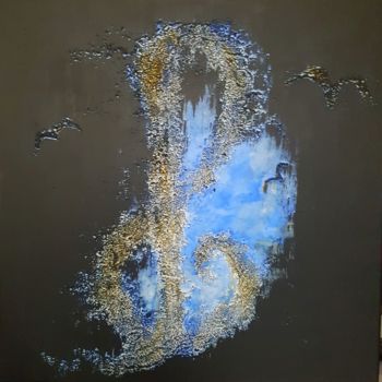 Peinture intitulée "CLÉ DE SOL" par Cya, Œuvre d'art originale, Acrylique
