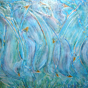 Painting titled "For The Birds" by P.K. Brasby, Original Artwork