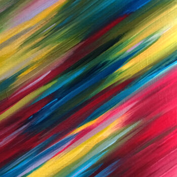 "Color Splash Expres…" başlıklı Tablo P. Lee tarafından, Orijinal sanat, Petrol