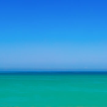 Photography titled "Ocean blue's" by P. Zimmermann, Original Artwork, Digital Photography Mounted on Aluminium
