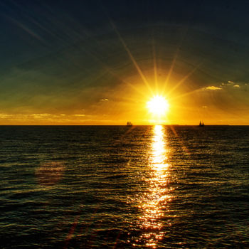 Photography titled "Sunset" by Padmanabha Joshi, Original Artwork, Digital Photography