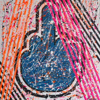 Картина под названием "F*ck" - Pabbou, Подлинное произведение искусства, Акрил Установлен на Деревянная рама для носилок