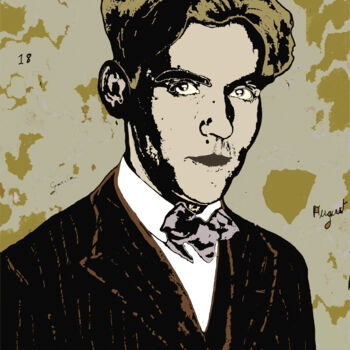 Arte digital titulada "Federico Garcia Lor…" por Pablo Guillamon, Obra de arte original, Pintura Digital