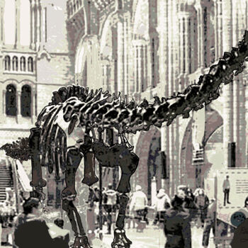 Photographie intitulée "Dinosaur. Natural H…" par Pablo Guillamon, Œuvre d'art originale, Photographie numérique