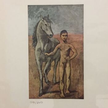 Gravures & estampes intitulée "Pablo Picasso Origi…" par Pablo Picasso, Œuvre d'art originale, Huile