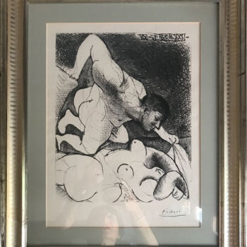 Printmaking titled "Senza titolo" by Pablo Picasso, Original Artwork