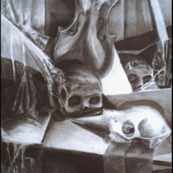 Desenho intitulada "Naturaleza muerta 3" por Pablo Scioti, Obras de arte originais