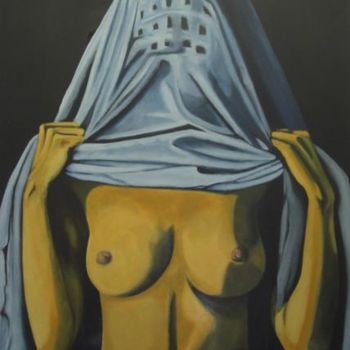 Painting titled "FEMME 2" by Alain Thomas, Original Artwork