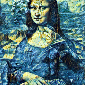 "Giocondavid" başlıklı Fotoğraf Pablo Jimeno tarafından, Orijinal sanat, Dijital Fotoğrafçılık