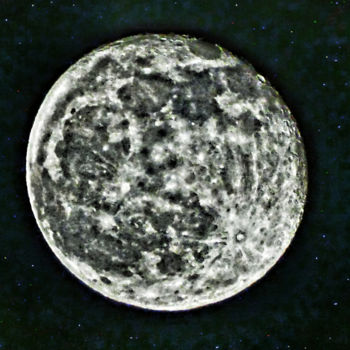 Photography titled "Luna óleo" by Pablo Jimeno, Original Artwork, Digital Photography