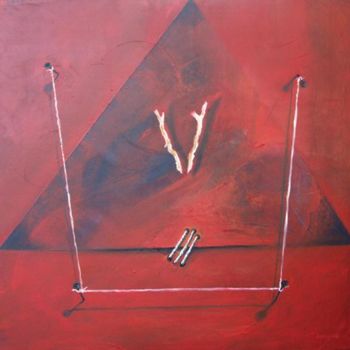Pintura intitulada "Triangle" por Pablo Lona, Obras de arte originais