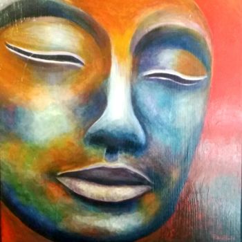 Pintura titulada "Budha_1" por Pablo Ruiz, Obra de arte original, Acrílico