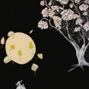 Pittura intitolato "polline" da Angelo Pacifico, Opera d'arte originale