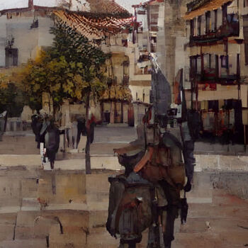 Arte digitale intitolato "Burgos - Tetín y Da…" da Paco Fuente, Opera d'arte originale, Fotomontaggio
