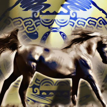 Digital Arts titled "Caballo de Artur Mas" by Paco, Original Artwork