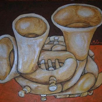 Картина под названием "Trio de Cuba" - Paco Melendez, Подлинное произведение искусства