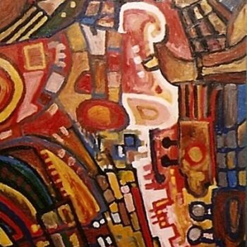 Painting titled "CUBISMO" by Paco Melendez, Original Artwork