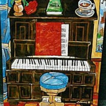 "PIANO" başlıklı Tablo Paco Melendez tarafından, Orijinal sanat