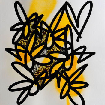 Peinture intitulée "Primaire de Piaf Ja…" par Paf Le Piaf, Œuvre d'art originale, Acrylique