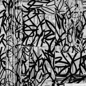 Pintura titulada "Grand Collage de Pi…" por Paf Le Piaf, Obra de arte original, Collages
