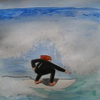 Painting titled "Surf" by Tof, Original Artwork