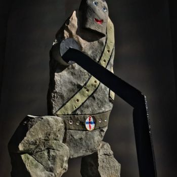 Скульптура под названием "Cap'tain1.jpg" - Pagès Du Pilou, Подлинное произведение искусства, Камень