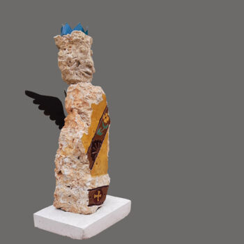 Escultura titulada ""LA REINE" (collect…" por Pagès Du Pilou, Obra de arte original, Piedra