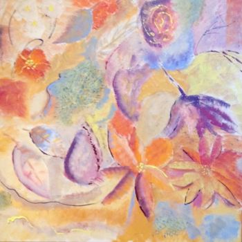Malerei mit dem Titel "songes" von Patricia Hertig, Original-Kunstwerk, Acryl