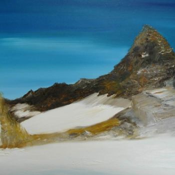 Peinture intitulée "les alpes" par Catherine Simon, Œuvre d'art originale