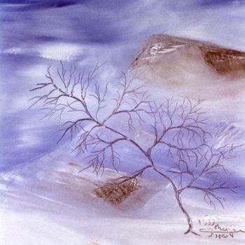 Peinture intitulée "arbre" par Catherine Simon, Œuvre d'art originale
