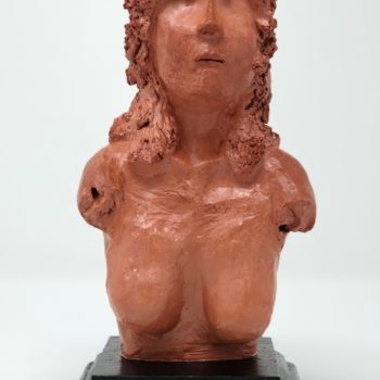 Sculpture intitulée "Female Bust" par Diane Tacinelli, Œuvre d'art originale, Argile