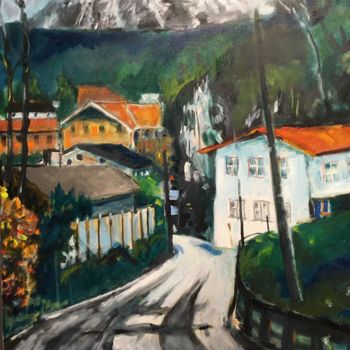 绘画 标题为“Into Berchtesgaden” 由Lee Andres Christiansen, 原创艺术品, 油