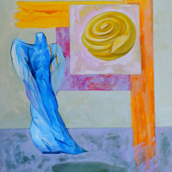 Painting titled "Presence" by Filip Mihail, Original Artwork, Acrylic