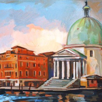 Painting titled "San Simeone Piccolo" by Filip Mihail, Original Artwork, Other