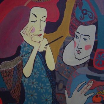 Peinture intitulée "Love and care" par Paintings By Various Artists From Ukraine, Œuvre d'art originale, Huile