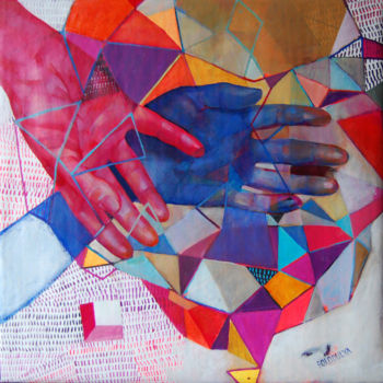 Painting titled "In your hands" by Paintings By Various Artists From Ukraine, Original Artwork, Oil