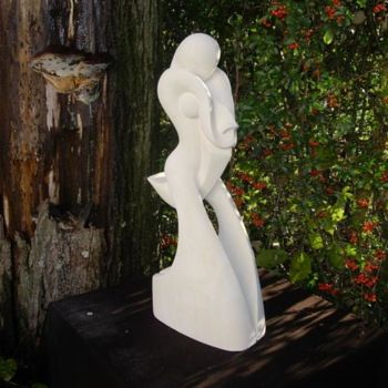 Skulptur mit dem Titel "la cavaliere" von Pakau, Original-Kunstwerk