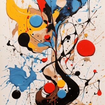 Цифровое искусство под названием "The Soul's Colorful…" - Pako Benoit, Подлинное произведение искусства, Изображение, сгенер…