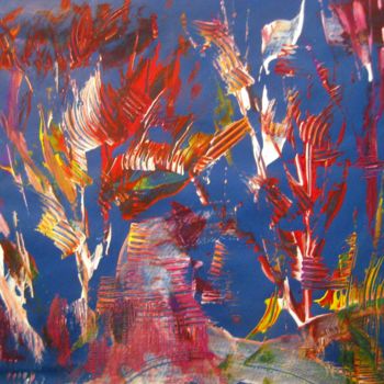 Pintura titulada "Abstract 2" por Pakokante, Obra de arte original, Acrílico