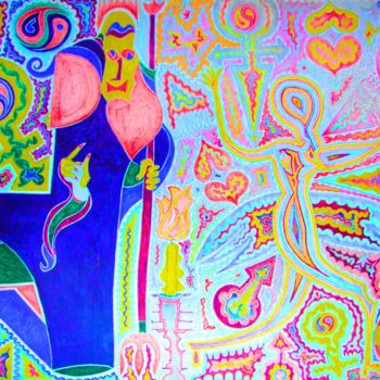 Ζωγραφική με τίτλο "Старик-кентавр-режи…" από Виктор Юрьевич Паламарчук, Αυθεντικά έργα τέχνης, Άλλος