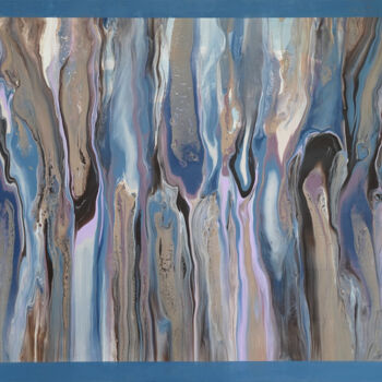 Malerei mit dem Titel "«Surrealistic abstr…" von Palirina, Original-Kunstwerk, Acryl Auf Keilrahmen aus Holz montiert