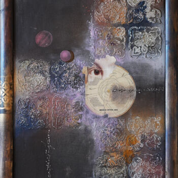 Картина под названием "«Светила-3» female…" - Palirina, Подлинное произведение искусства, Акрил Установлен на Деревянная рам…