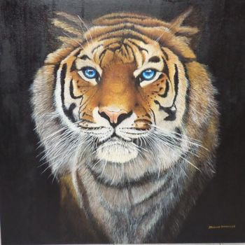 제목이 "eyes-of-the-tiger.j…"인 미술작품 Dianor E. Gonzalez.로, 원작, 기름